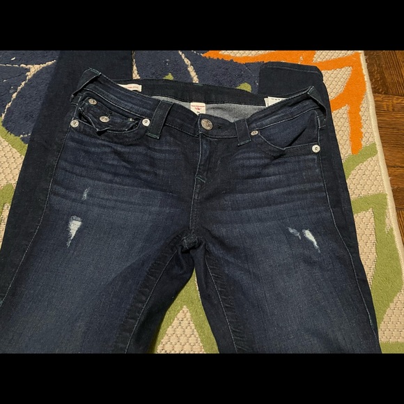 True Religion halle mid rise super skinny 28 - Picture 3 of 7